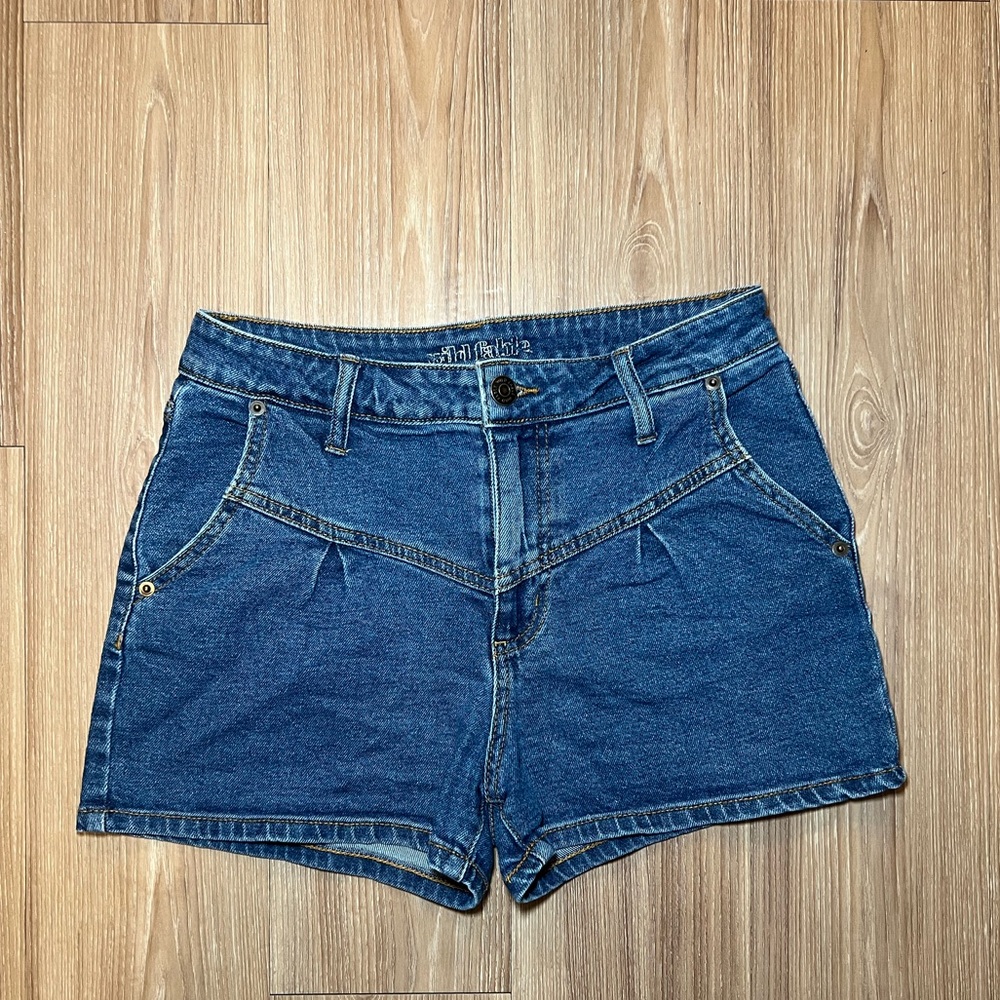 Short Blue Denim Shorts Size 4